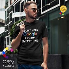 I DON'T NEED GOOGLE I KNOW