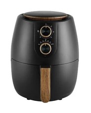Debranded Black Scandi 4L Manual Air Fryer 1500W Kitchen Appliance FREE DELIVERY