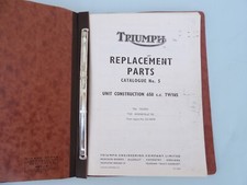 Triumph parts catalog manual