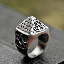 New Masonic Ring Sterling