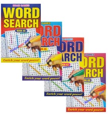 Set Of 4 x Wordsearch Word