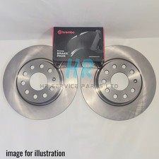 FRONT BRAKE DISCS WITH BREMBO
