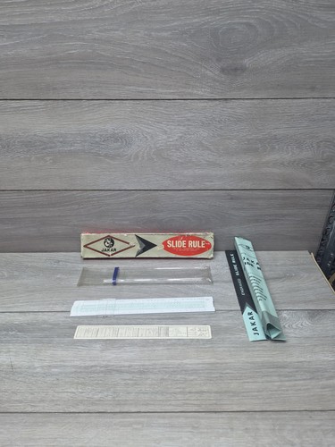 Vintage jakar slide rule with - vintage,