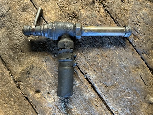 Vintage brass petrol - brass, fuel