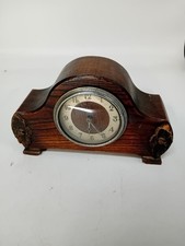 Vintage Enfield Wind Up Wooden Mantle Clock *Needs Restoration* TMK