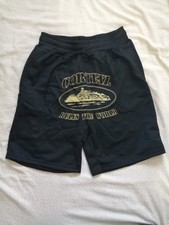Corteiz Black Shorts For Men And Women, Brand New With Packaging