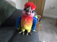 Hasbro FurReal Friends Parrot Rock-A-Too The Show Bird Interactive Talking Toy