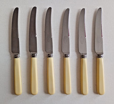 6 Vintage Matching Faux Bone