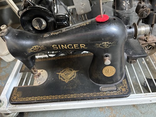 1935 raf antique singer sewing - singer,