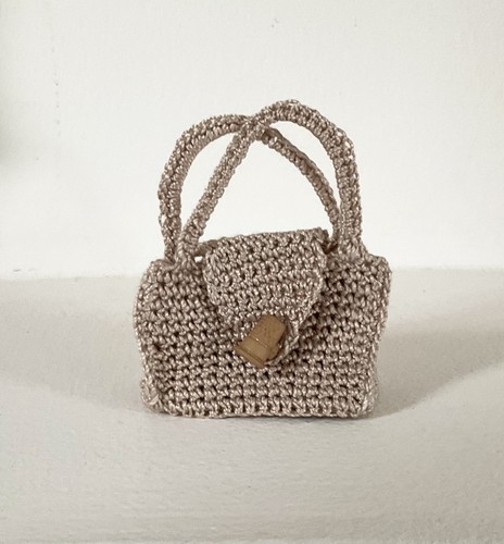 Hand crochet cotton bag with - bag,
