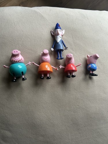 Peppa pig plastic toy figures - peppa,