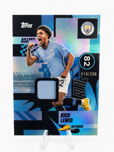 Topps man city team set - topps, blue