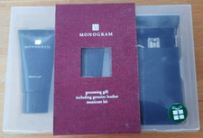 Boots Monogram Grooming Gift Set, Includes Genuine Leather Manicure Kit, Vintage