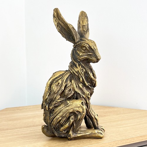 Large gold hare - large,