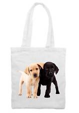 LABRADOR PUPPIES SHOULDER BAG - Golden Chocolate Lab Retriever Pup Dog Shopping