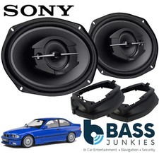 Sony 840 Watts 6x9 3 Way Rear Parcel Shelf Car Speakers Fits BMW E36 1991-1998