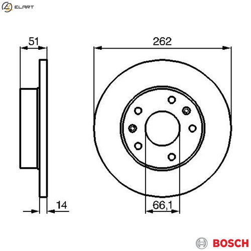 Brake disc 986 478 - 2x,