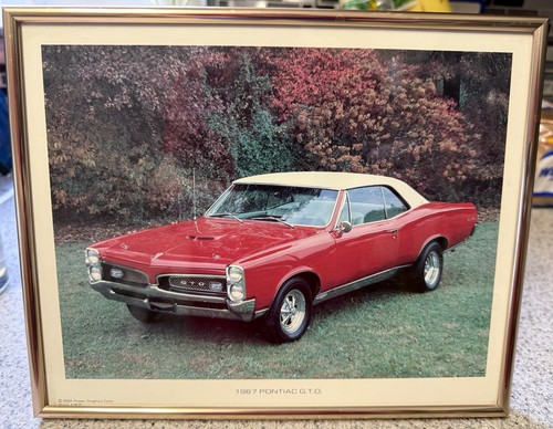 1967 pontiac gto framed photo - pontiac,
