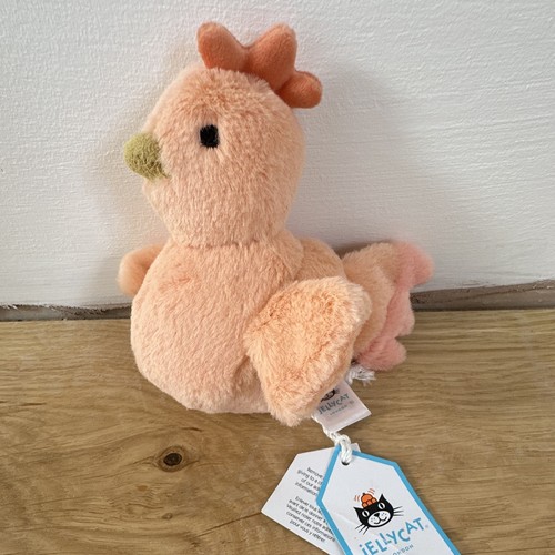 Jellycat fluffy chicken pink - fluffy,