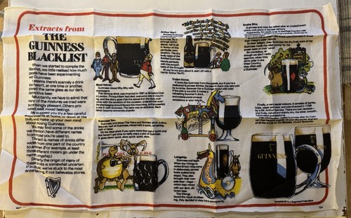 Vintage guinness blacklist - guinness,