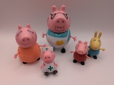 Peppa Pig Daddy Pig, Mummy Pig Figures Toy Bundle