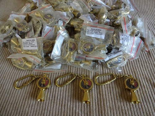 Solid brass ships - ships, telegraph