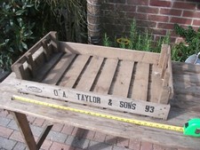 Wooden Apple Crate ~ Farmers