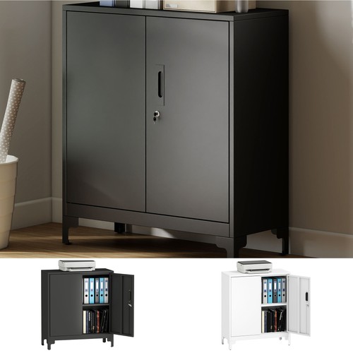 Lockable metal filing cabinet - metal,