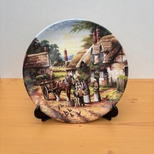Wedgewood "Buying The Bread" Country Days Collectible Decorative Plate