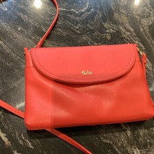 Tula Red Leather Handbag Mini
