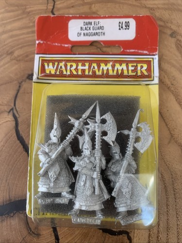 Warhammer dark elf - black, guard