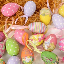 14PCS Colorful Painted Easter