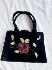 Laura Ashley Black Evening Bag