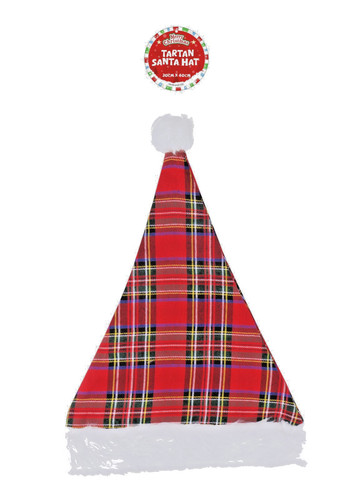 Christmas red tartan faux - christmas,