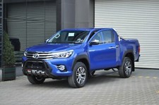 TOYOTA HILUX BLACK AXLE NUDGE A-BAR BULL BAR 2015 TO 2019