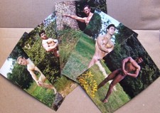 5 Male Nude Photos: French Photographer Bob Harvest. c1990. Gay Glamour