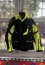 Spyke motorcycle jacket size XL (EU 44), hi-vis yellow/black, great condition