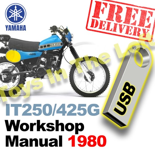 Yamaha it250 it425 workshop - it250,