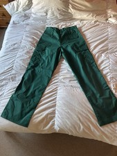 Men's Green Ambulance Paramedic Medic Uniform Trousers 34" Waist 33 Leg