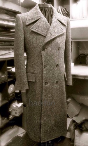 Tweed mens overcoat wool - tweed, mens'