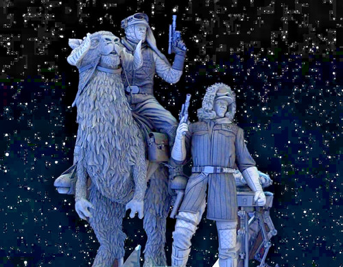 Luke tauntaun han solo - han,