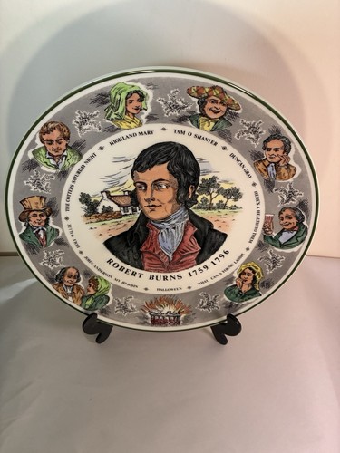 Robert burns plate vintage - robert,