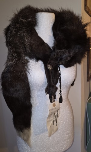 Vintage silver fox full pelt - full,