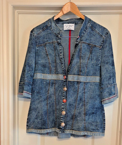 Elisa cavaletti denim button - denim,