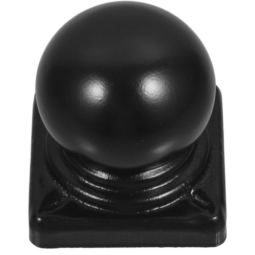 Metal post finials black iron - metal,