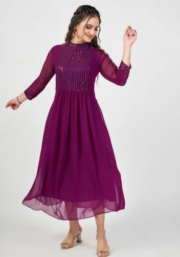Burgundy midi length - midi,