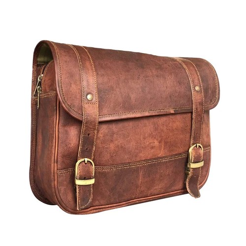 Vintage leather luggage saddle - vintage,