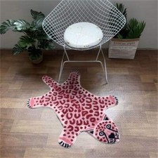 Soft Animal Print Rug Leopard