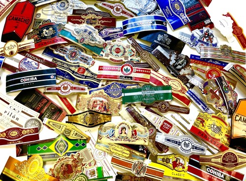 100 assorted cigar - cigar, bands