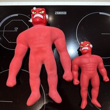 2 x Vac Man 'The Original Stretch Armstrong' Red 2017 Hasbro Action Figure Toy
